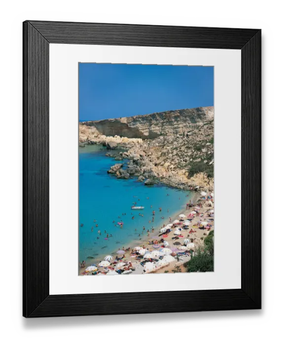 Framed Print : Paradise Bay, Malta Framed Print : Paradise Bay, Malta