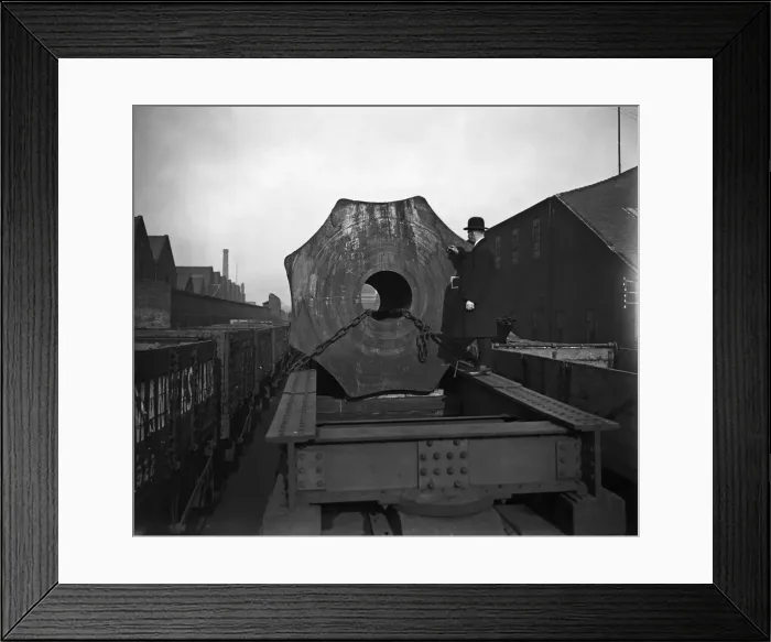 Framed Print : Ingot Mould On Wagon Framed Print : Ingot Mould On Wagon
