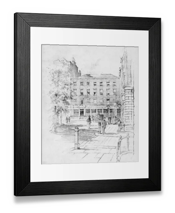 Framed Print : Soho Square Framed Print : Soho Square