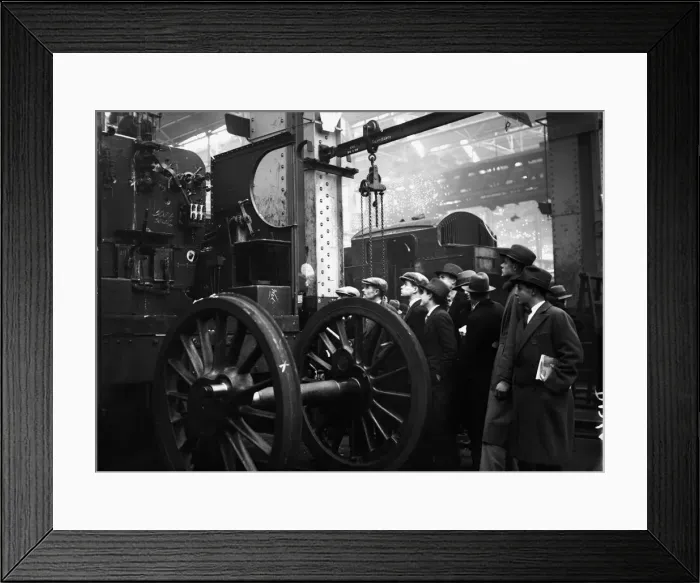 Framed Print : Eton Boys At Swindon Works Framed Print : Eton Boys At Swindon Works