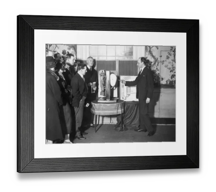 Framed Print : Savoy Fridge Demonstration Framed Print : Savoy Fridge Demonstration