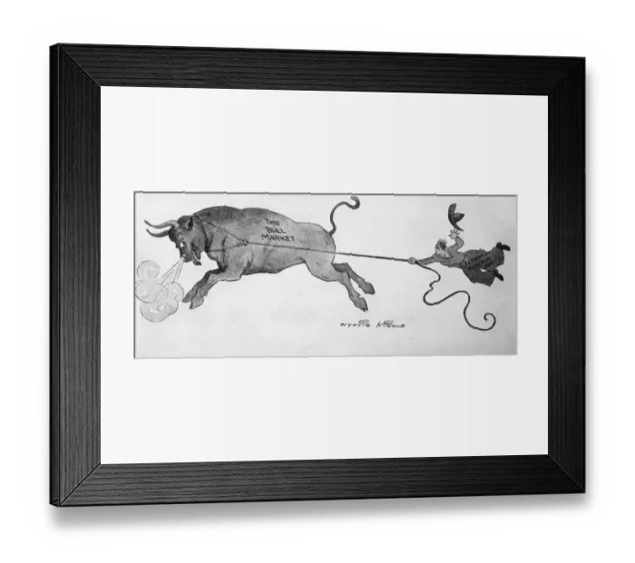 Framed Print : The Bull Market Framed Print : The Bull Market