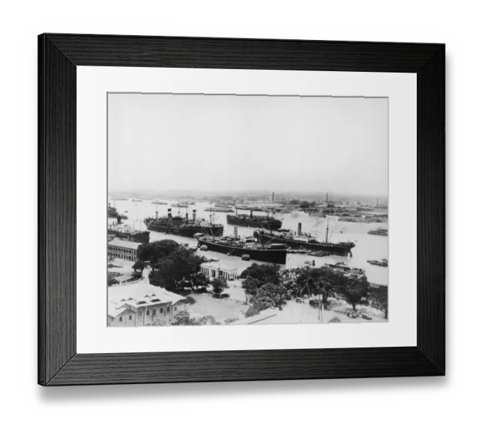 Framed Print : Calcutta Harbour Framed Print : Calcutta Harbour