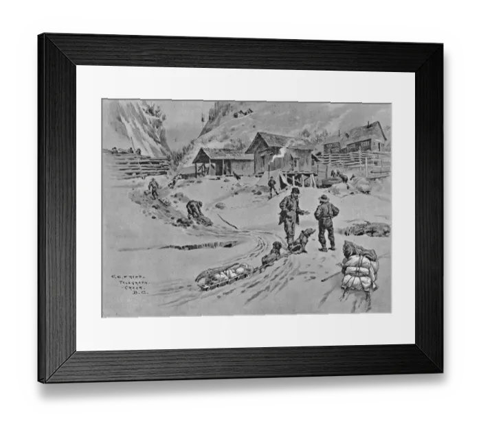 Framed Print : Telegraph Creek Framed Print : Telegraph Creek
