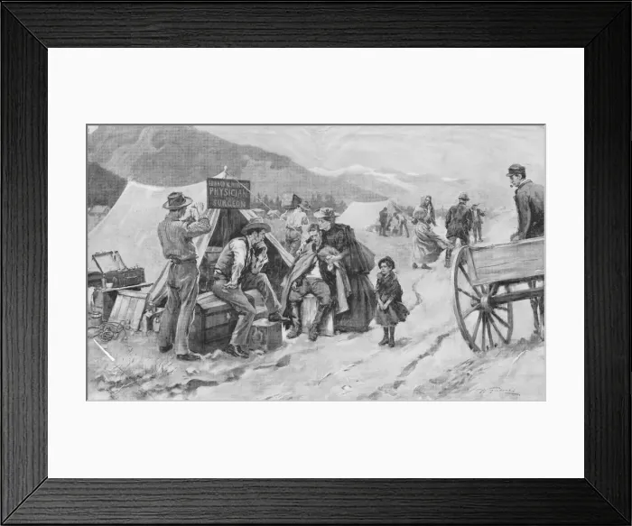 Framed Print : Sick Yukon Miner Framed Print : Sick Yukon Miner
