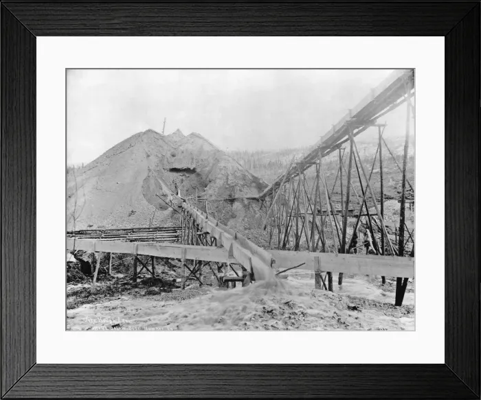 Framed Print : Klondike Gold Mine Framed Print : Klondike Gold Mine