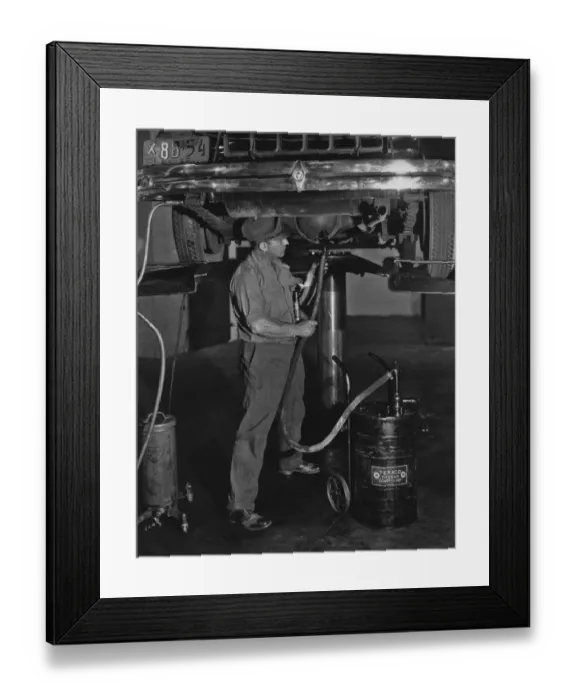 Framed Print : Mechanic At Work Framed Print : Mechanic At Work