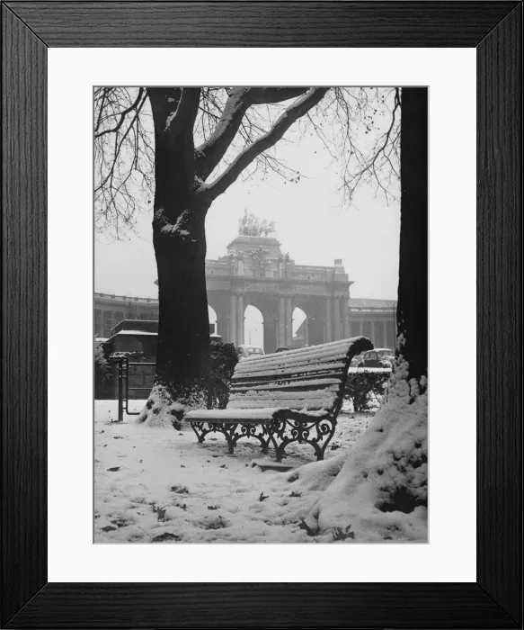 Framed Print : Belgian Winter Framed Print : Belgian Winter
