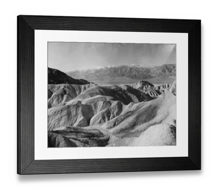 Framed Print : Zabriskie Point