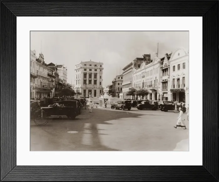 Framed Print : Raffles Place Framed Print : Raffles Place