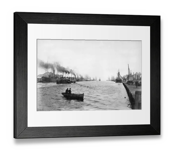 Framed Print : River Liffey