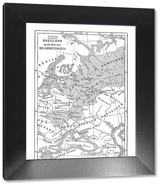 Antique Map of Russia
