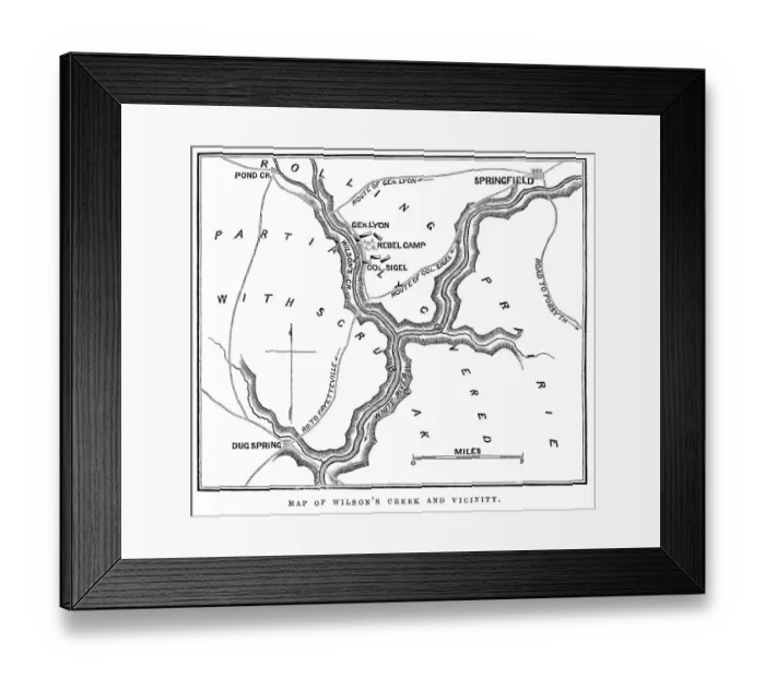 Framed Print : Battle of Wilsons Creek Framed Print : Battle of Wilsons Creek