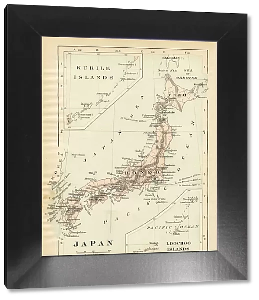 Map of Japan 1894