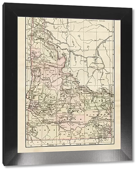 Map of Idaho 1894