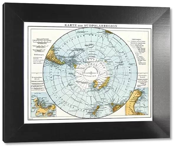 Map of South Polar region 1896
