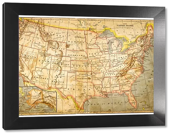 Map of the United States1883