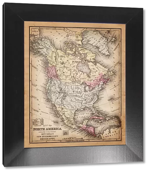 Map of North America1881