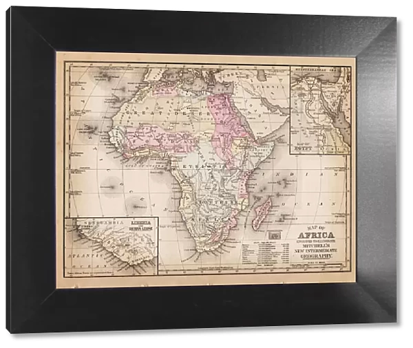Map of Africa 1881