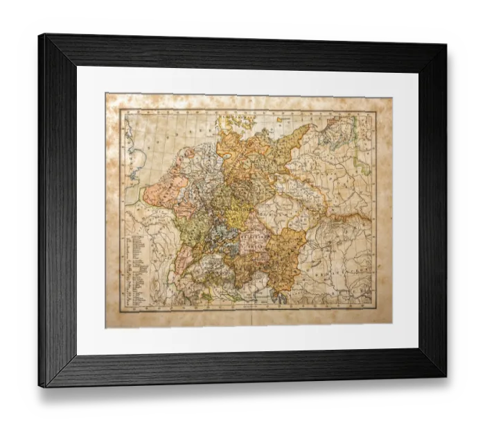 Framed Print : Germany until the Thirty Years War (1493-1618)