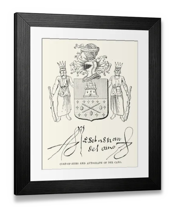 Framed Print : Juan Sebastian Elcano