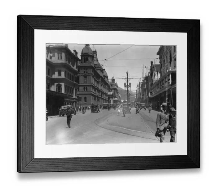 Framed Print : Cape Town Street Framed Print : Cape Town Street