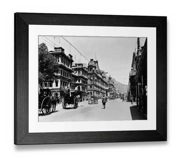 Framed Print : Cape Town Street Framed Print : Cape Town Street