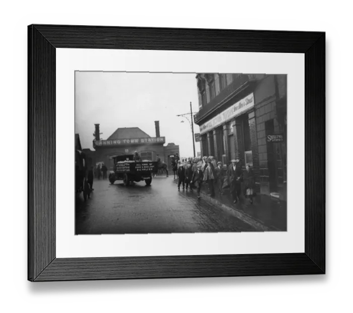 Framed Print : Gneral Strike Food Convoy Framed Print : Gneral Strike Food Convoy