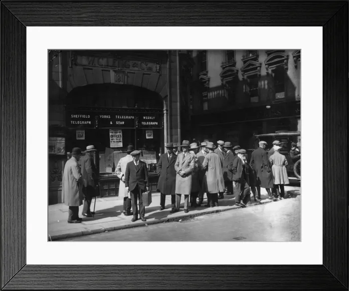 Framed Print : Waiting For News Framed Print : Waiting For News