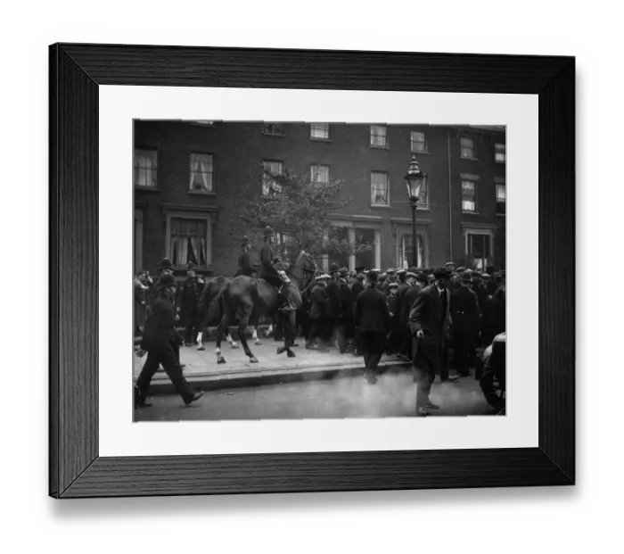 Framed Print : Clearing The Streets Framed Print : Clearing The Streets