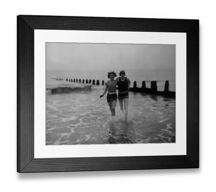 Framed Print : Early Swimmers Framed Print : Early Swimmers
