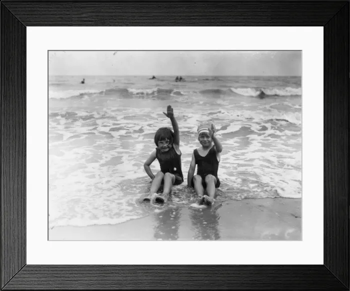 Framed Print : Intrepid Swimmers