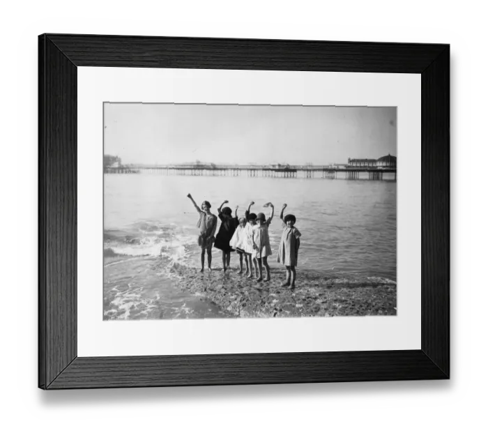 Framed Print : Brighton Girls Framed Print : Brighton Girls