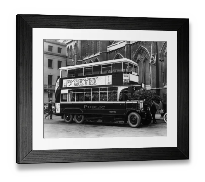 Framed Print : Six Wheel Bus Framed Print : Six Wheel Bus