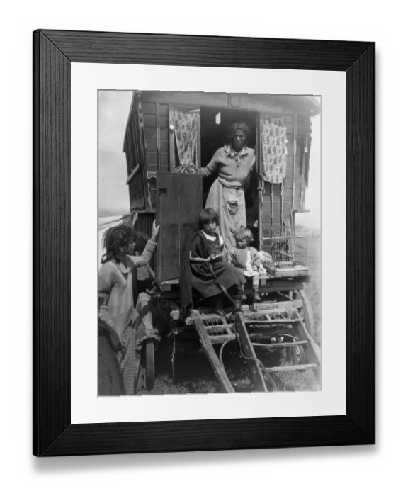 Framed Print : Romany Family Framed Print : Romany Family