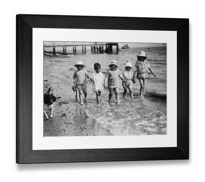 Framed Print : Seasons First Paddle Framed Print : Seasons First Paddle