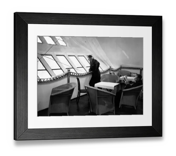 Framed Print : Airship Lounge Framed Print : Airship Lounge