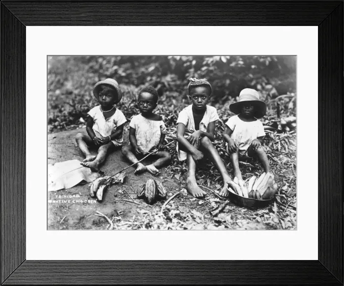 Framed Print : Trinidadian Children
