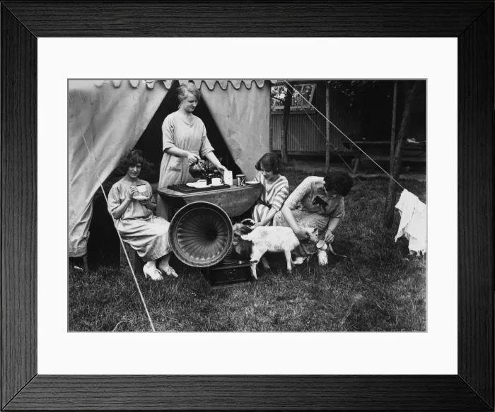 Framed Print : Camping Holiday Framed Print : Camping Holiday
