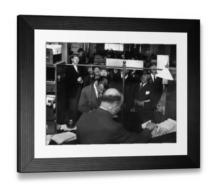 Framed Print : Labour Exchange