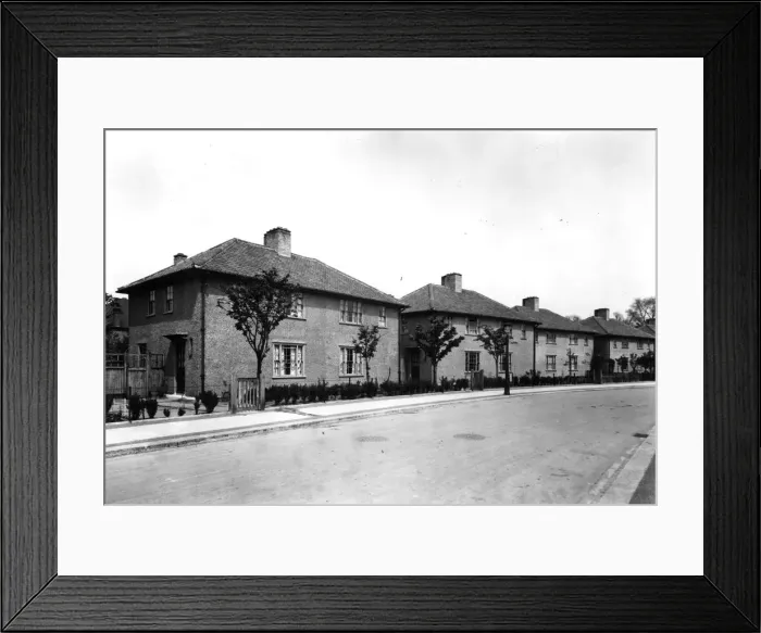 Framed Print : Council Houses Framed Print : Council Houses