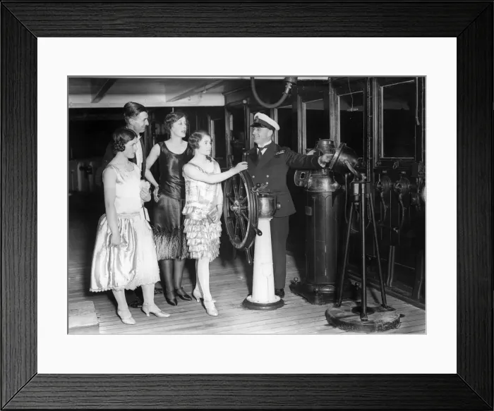 Framed Print : Guests On Bridge Framed Print : Guests On Bridge