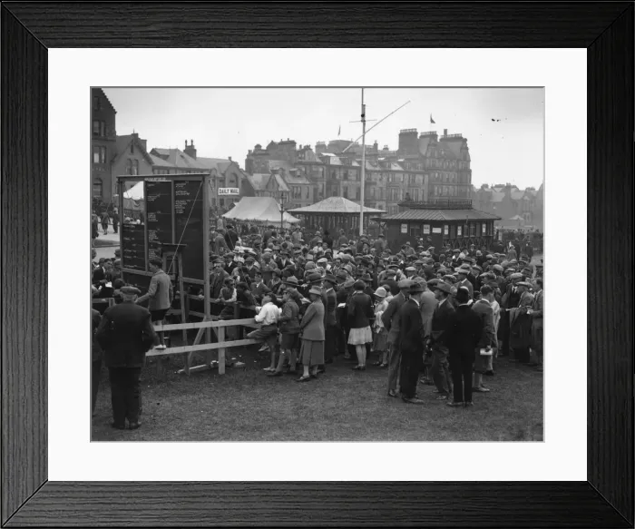 Framed Print : Scottish Scoreboard Framed Print : Scottish Scoreboard