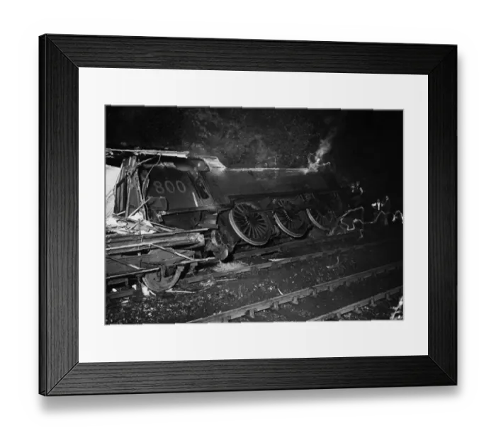 Framed Print : Engine Off Rails Framed Print : Engine Off Rails