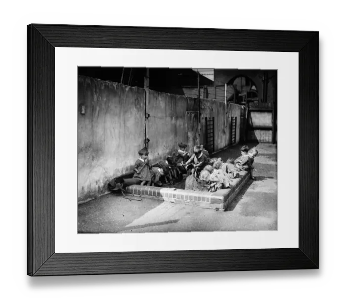 Framed Print : Playing In Sandpit Framed Print : Playing In Sandpit