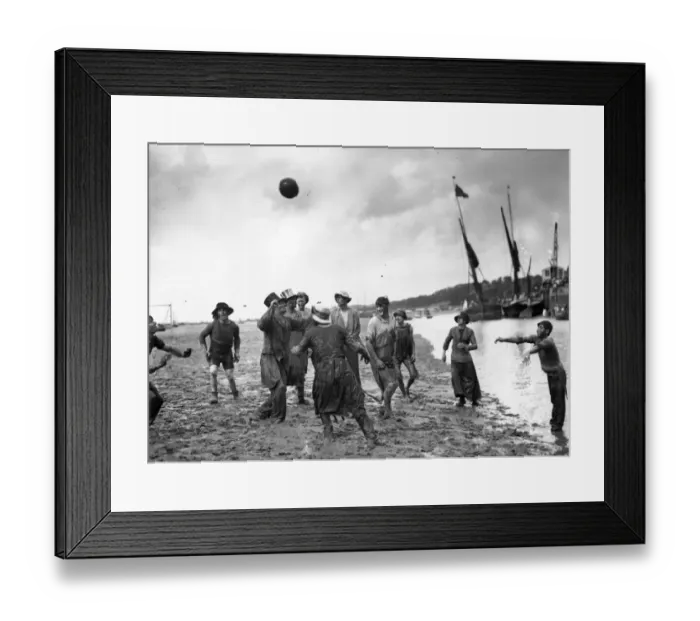 Framed Print : Football In Mud Framed Print : Football In Mud