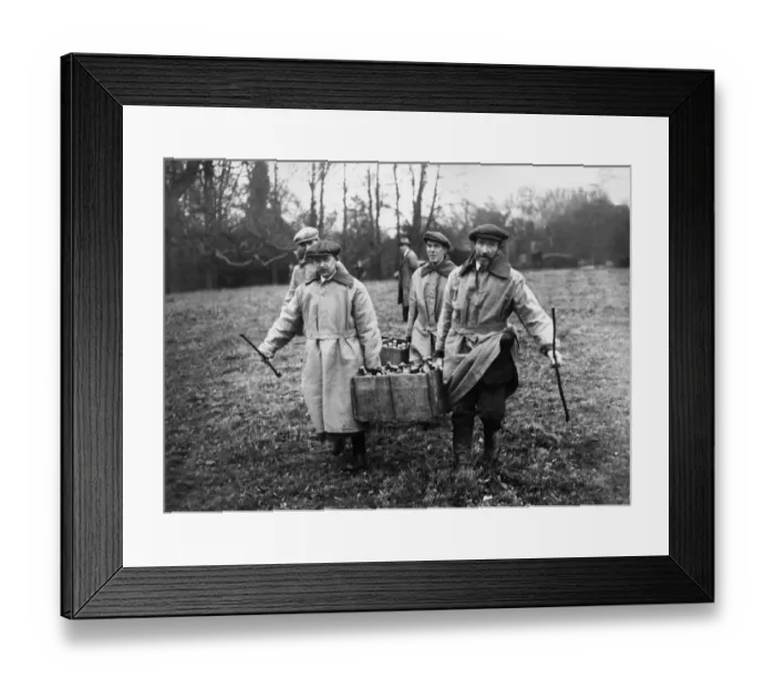 Framed Print : Pheasant Beaters Framed Print : Pheasant Beaters
