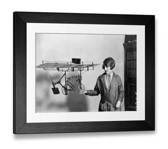 Framed Print : Air Bicycle Framed Print : Air Bicycle