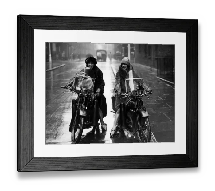 Framed Print : Motor Cycle Fashions Framed Print : Motor Cycle Fashions
