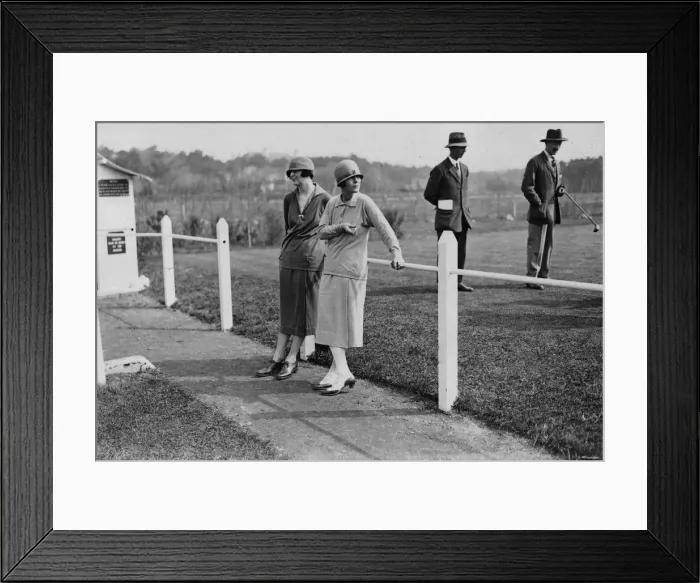 Framed Print : Easter Golfing